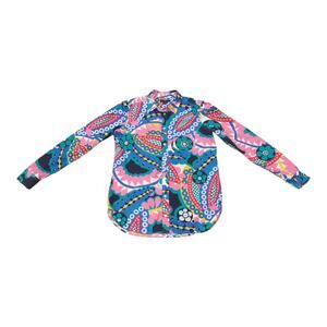 J. Crew Women's Classic-Fit Boy Shirt in Ratti Kaleidoscope Floral Sz 2